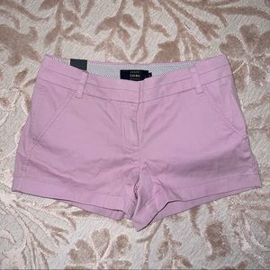 JCrew Lilac 3” Inseam Chino Shorts